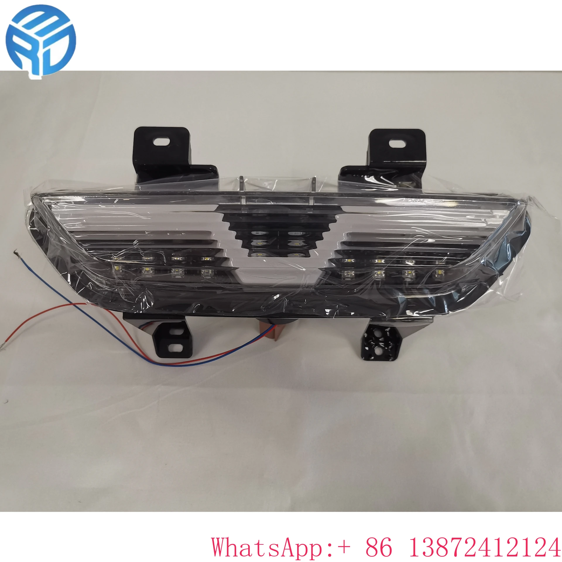 

Rear Warning Light Fit for Mustang 2015-2017 2018+ LED Rear Fog Light pilot Light with Smokey clear Housing