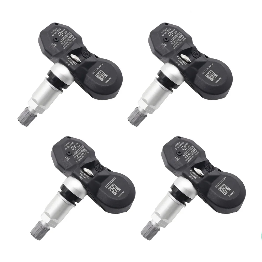 4 PCS Tire Pressure Sensor TPMS 4D0907275C 433MHz For Audi For Mercedes-Benz For Porsche For Volkswagen