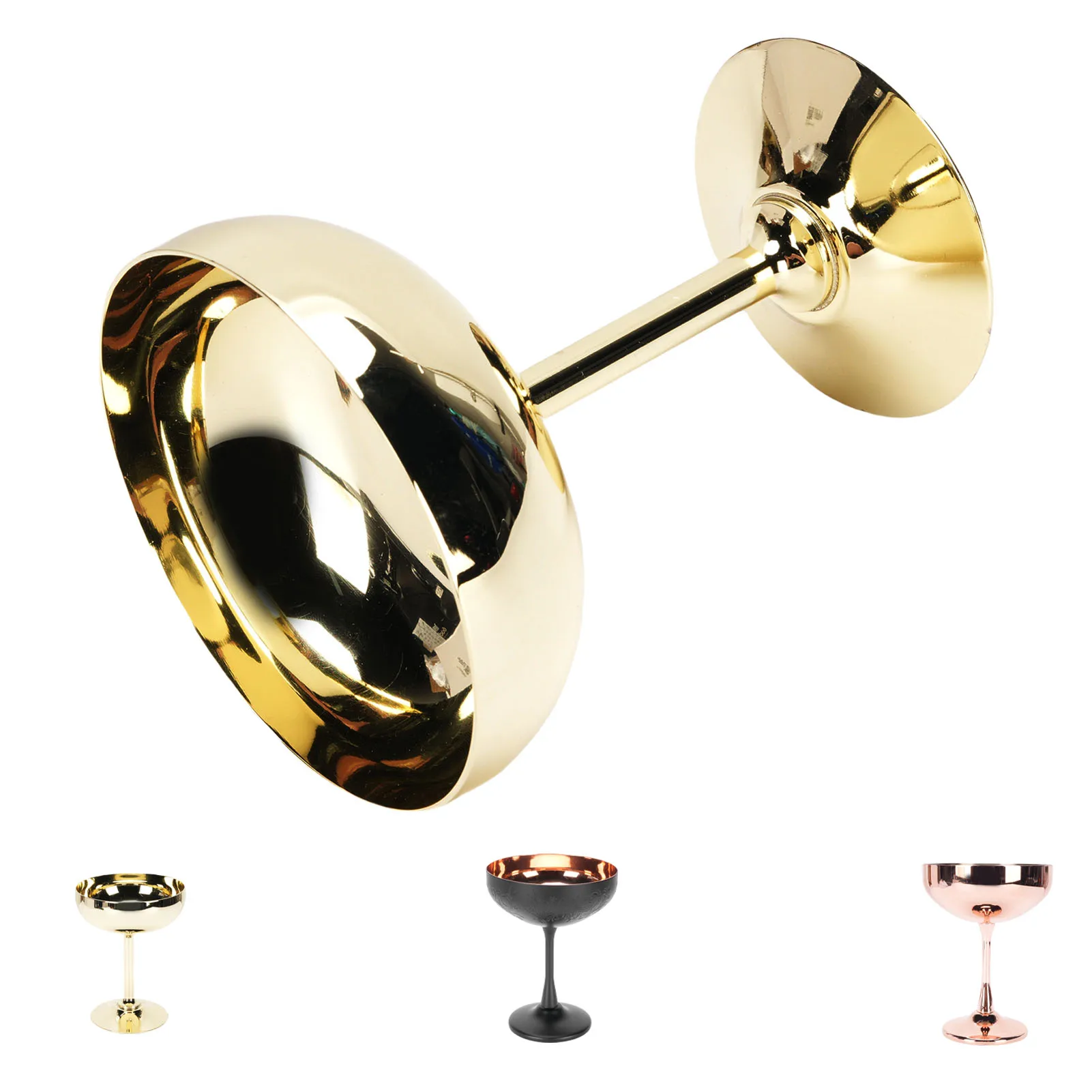 304 Stainless Steel Cocktail Glass Unbreakable Wine Glass Cup for Bar Party Home Gathering Cocktail Cup Stainless Steel Wine Cup