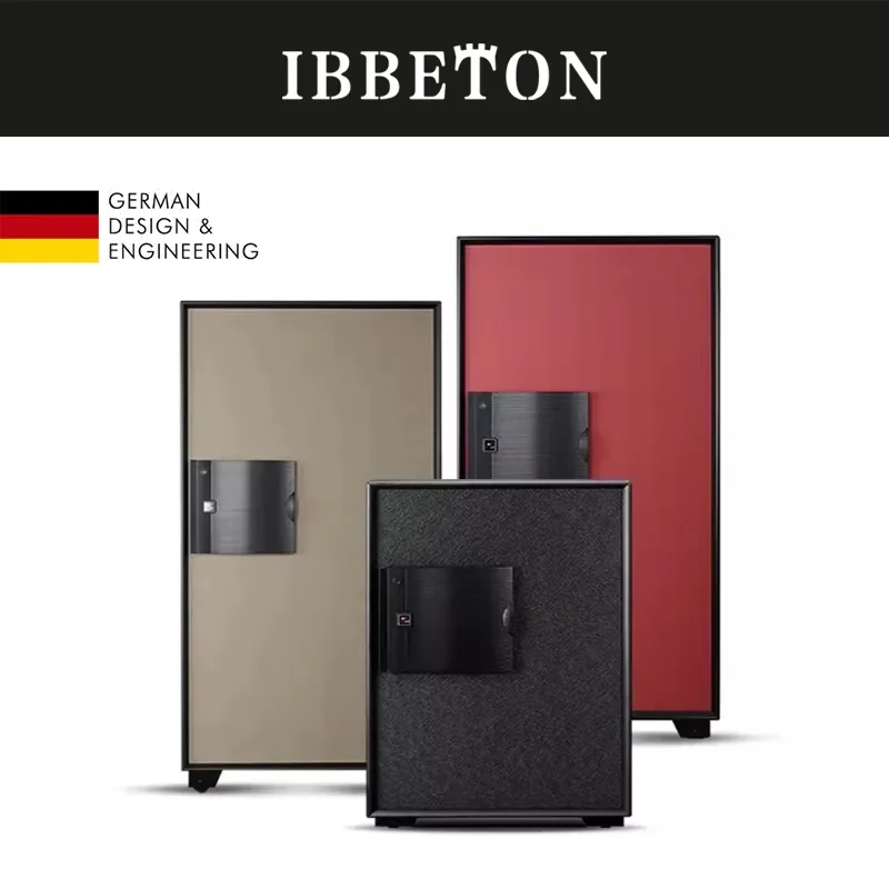 IBBETON Large Storage Fireproof Smart Digital Steel Cabinet Automatic Watch Winder Fireproof Gun Safe Box for Jewelry Case