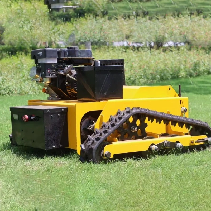 Grass Cutting High-power Flail Lawn Mower 800mm Self Powered Remote Control Garden Lawn Mowers