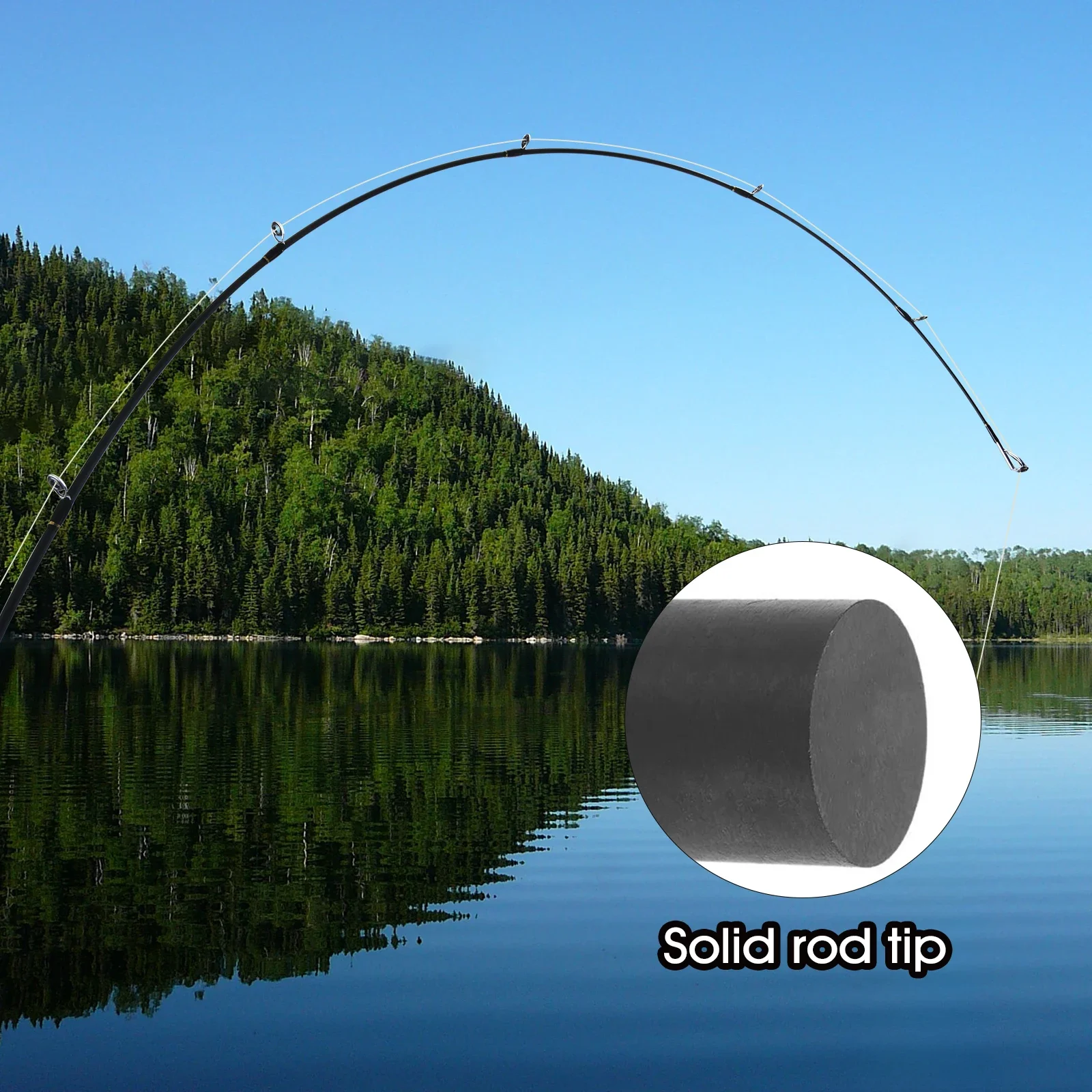 Imagem -05 - Goture-pollux ii Slow Jigging Vara de Pesca Solid Top Tip Spinning Casting Rod Barco Marítimo Pesca de Água Salgada Sólido ml m mh Poder 1.89m