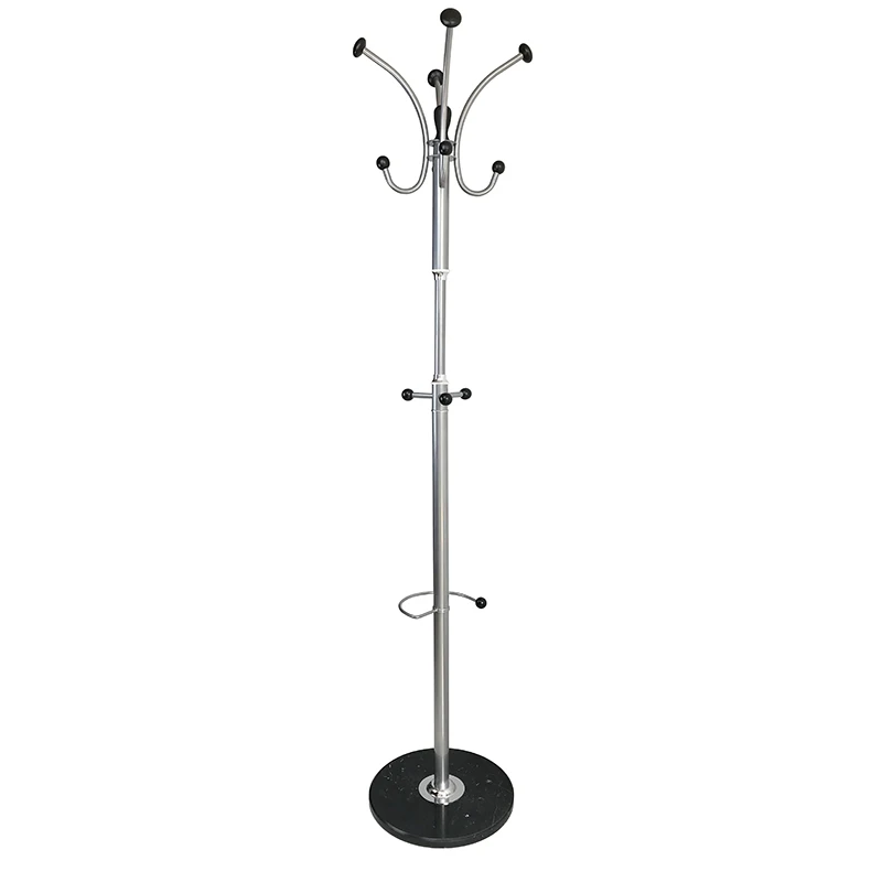 Metal Coat  with 12 Hook Hanger Display Hall Hat Stand Clothing Rack