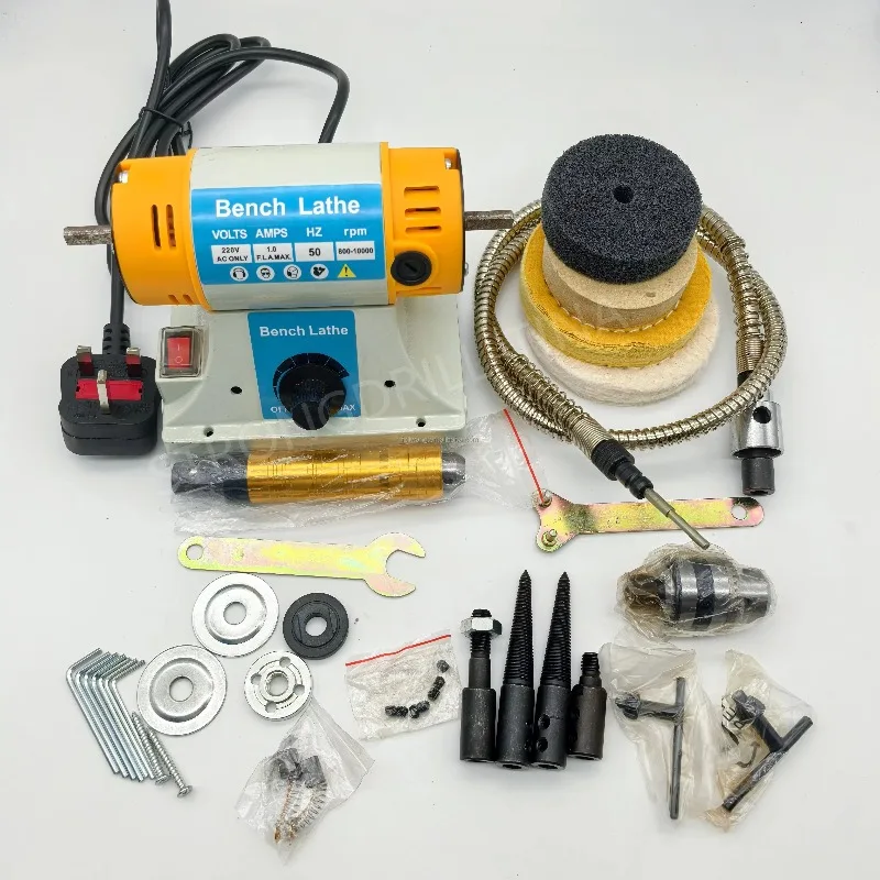 TM 2 Mini Jewelry Bench Lathe Grinder and Polisher New Condition Stainless Steel Engraving Tools Polishing Machine