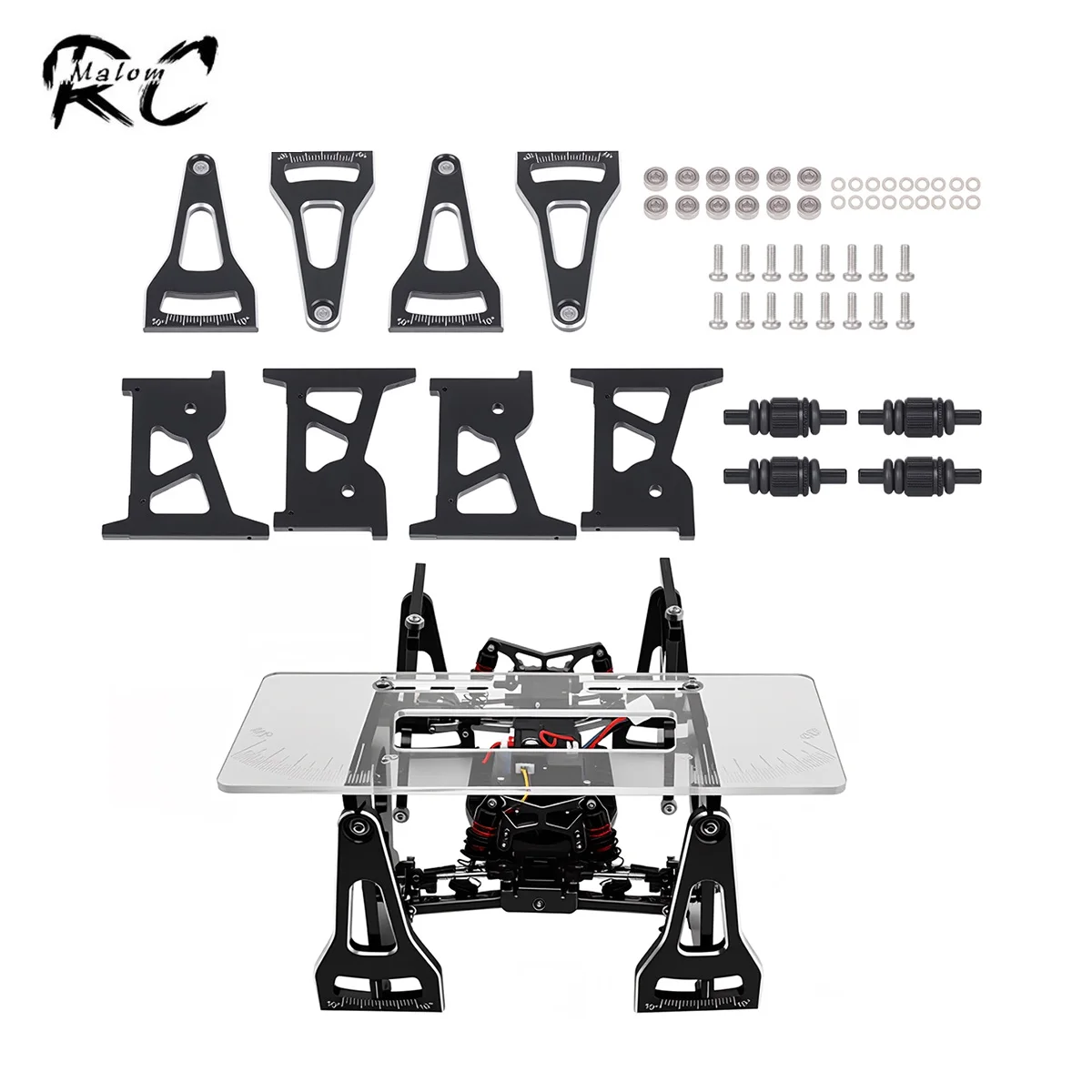 RC Aluminum Chassis Setup Tool Set for 1/24 LOSI Micro-B 1/28 On-Road Drift Car Model Accessories
