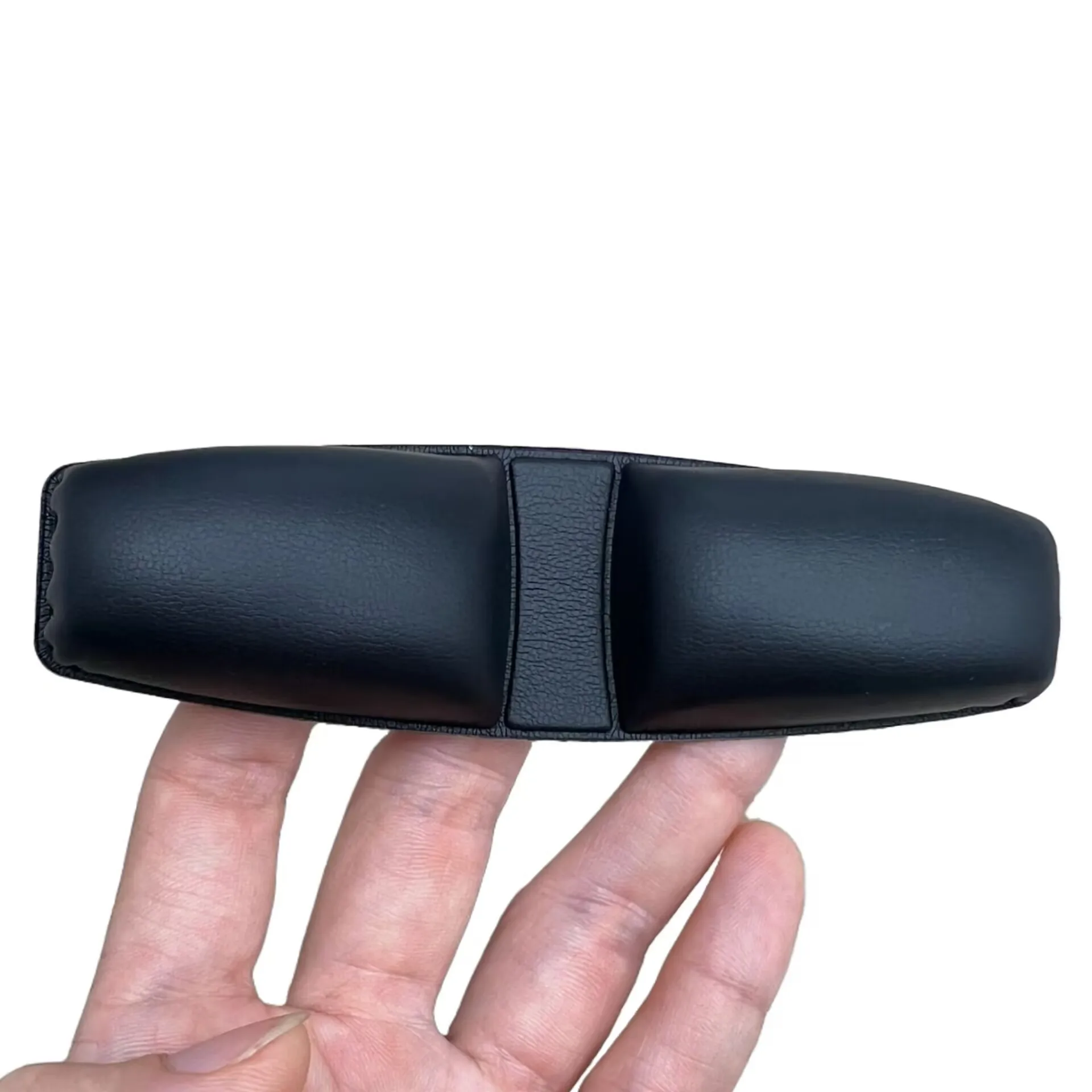 Cojín de repuesto de cuero proteico para la diadema de los auriculares Lightspeed Delta Zulu ANR, piezas de reparación