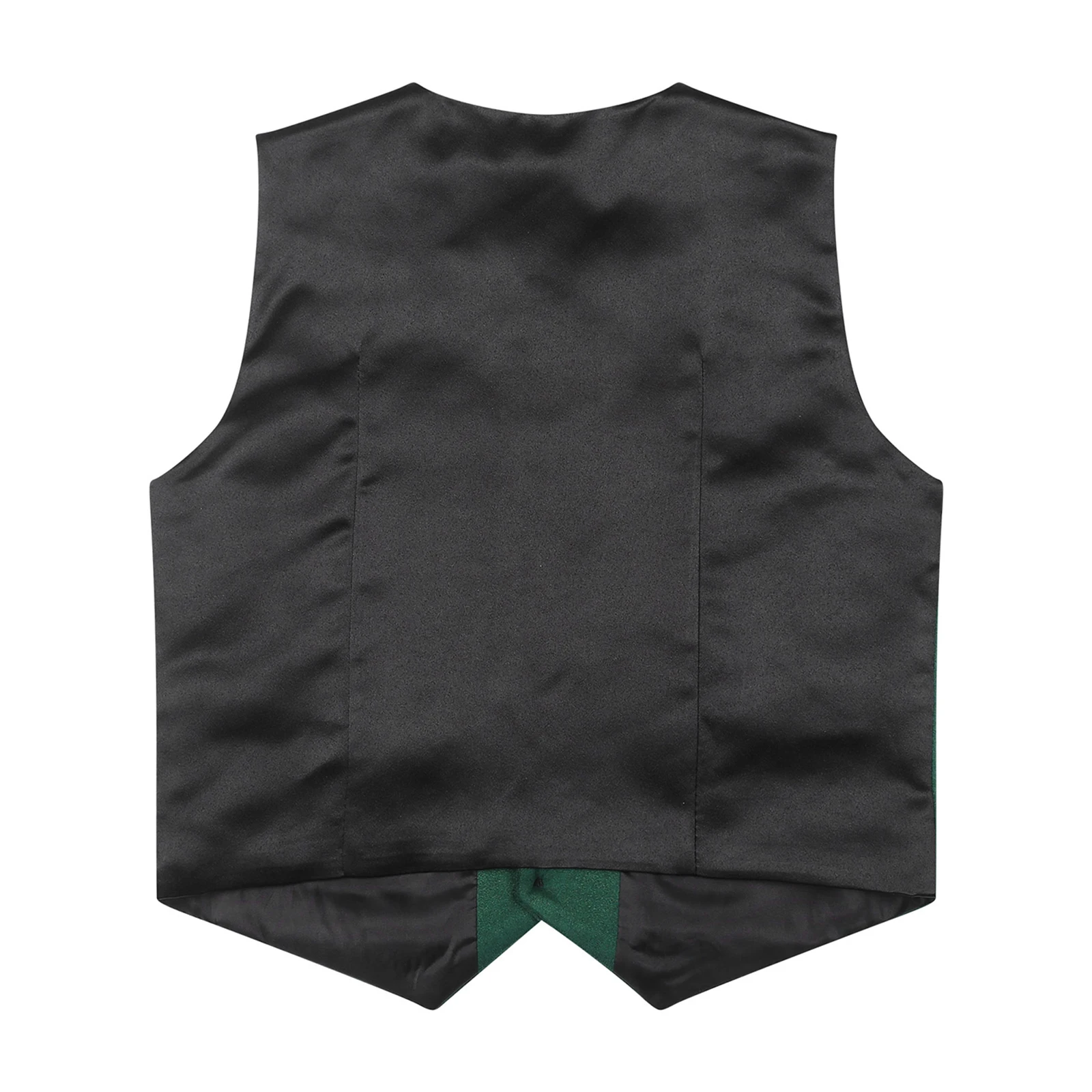 Children Boys Gentleman Waistcoat Single-breasted Formal Vest Tank Top for Wedding Birthday Party Evening Prom Stage Performance