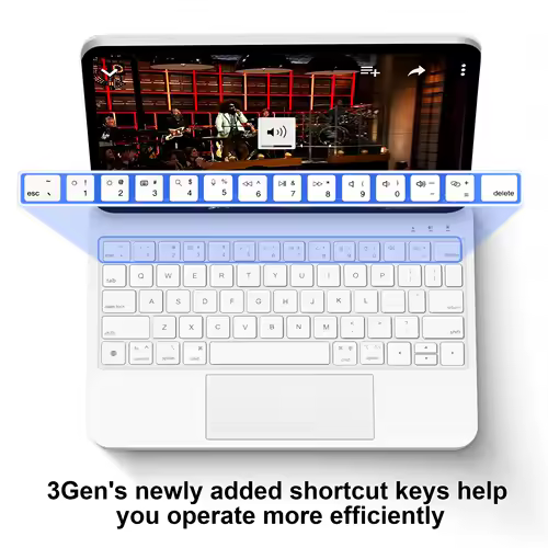 GOOJODOQ Magic Keyboard for iPad Pro 11 2024  Air 4 Air 5 Air 6 for iPad 12.9 10th Generation 6th 5th 4th 3rd Gen Cover Case - Image 4