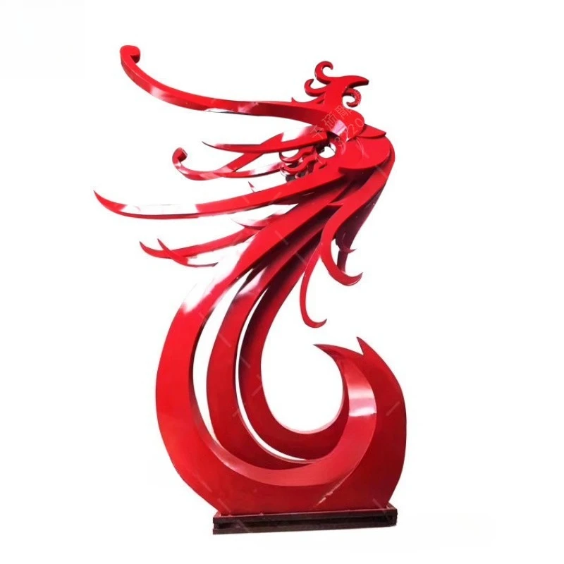 Stainless steel sculpture production animal shark sculpture decorative ornament