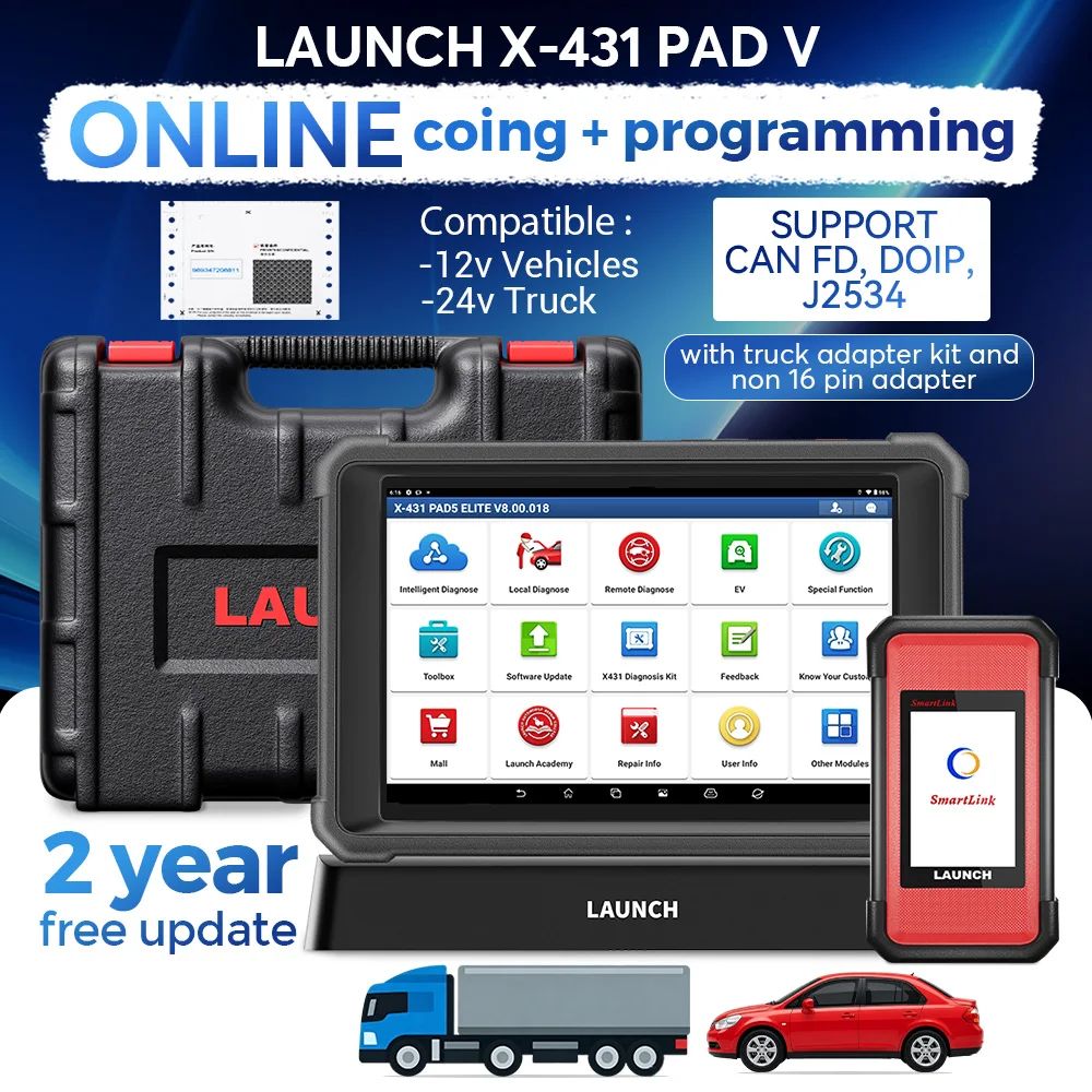 LAUNCH X431 PAD V Elite エンジン診断ツール