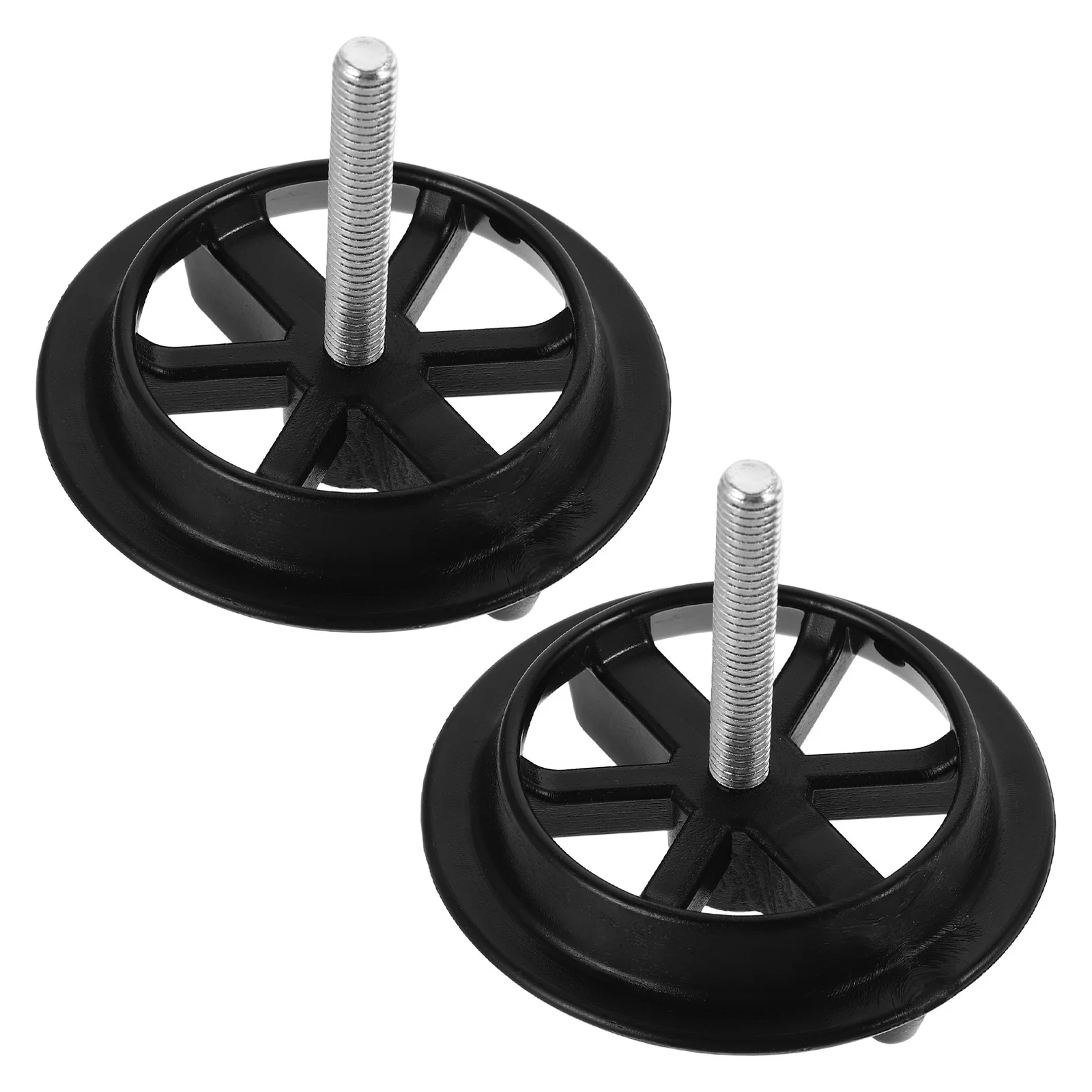 

2pcs Black Spare Tire Mounting Bolt Durable Hold-Down Clamp Replacement For Heavy Duty Wheel Carrier Hardware Secure