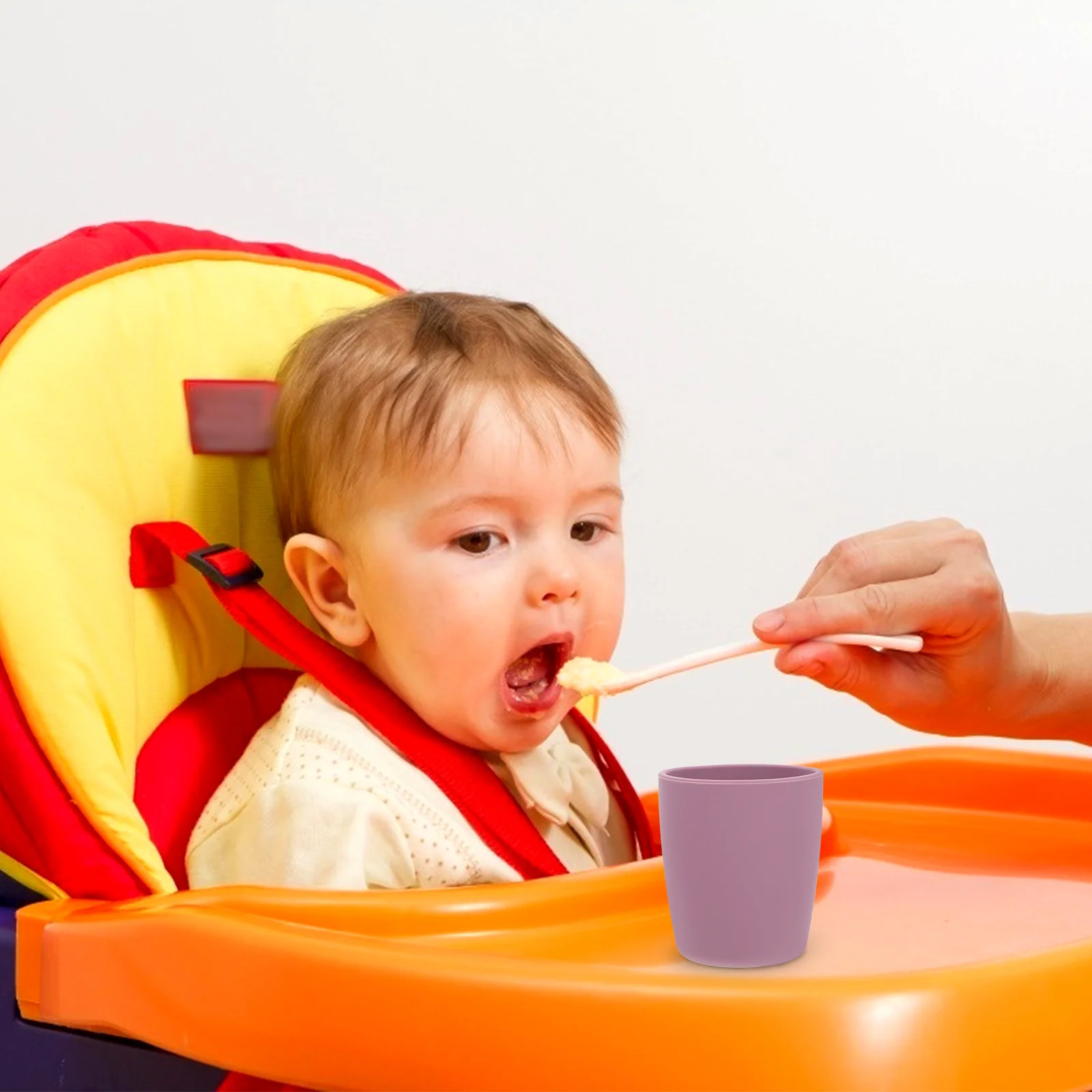 

Baby Silicone Training Food Grade Safe Durable Ergonomic Design Leakproof Drinking Cup for Infants Toddler Feeding Cup