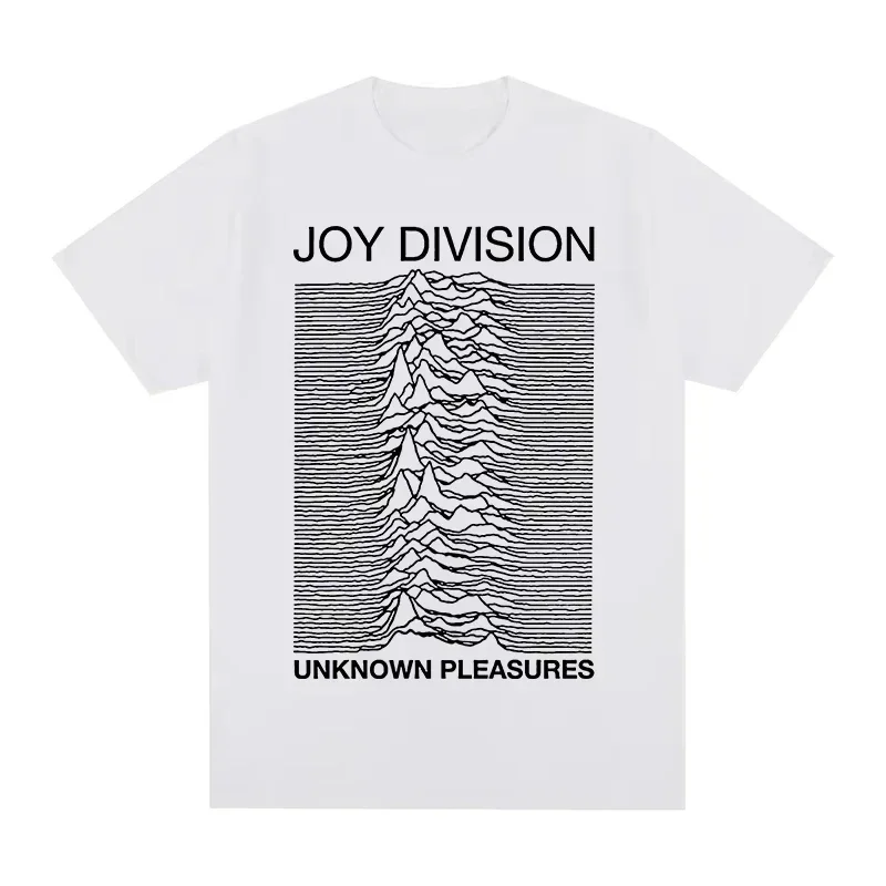 Joy Division-Camiseta con estampado de línea creativa para hombre y mujer, 100% de algodón de alta calidad, informal, cómoda, ropa de calle a la moda, verano
