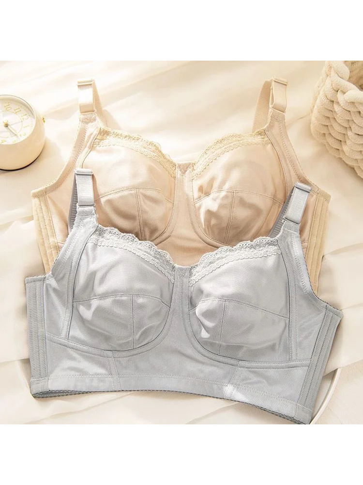 

Регулируемый бюстгальтер-минимайзер с полной чашкой и женский беспроводной бюстгальтер больших размеров с поддержкой бюста для похудения с большой грудью без бретелек с открытой спиной телесного цвета