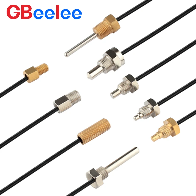 50 قطعة G1/2 G1/8 G1/4 M8 M10 الخيوط المسمار الفولاذ المقاوم للصدأ 316 Ntc الثرمستور مسبار درجة الحرارة مقاوم للماء IP68 NTC درجة الحرارة