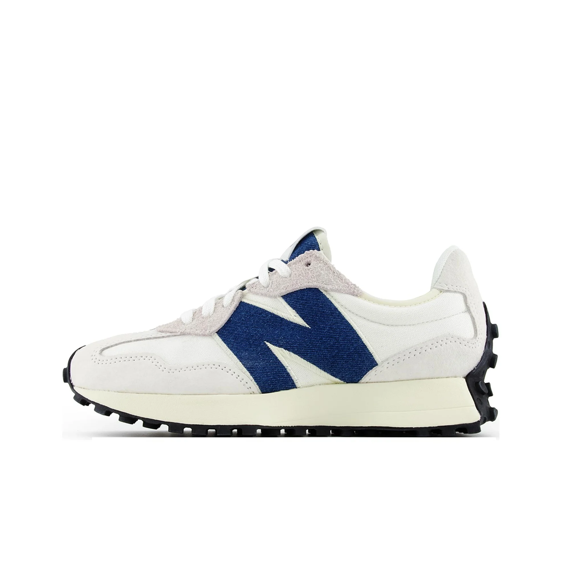 New Balance NB 327 Abrasion Resistant Abrasion Resistant Low top Casual Shoes Women's White Blue Black WS327JB
