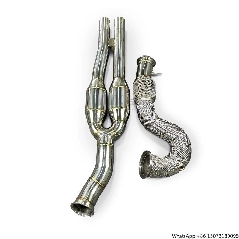 

Automotive Exhaust Modification Suitable for TTRS 8P RS3 2.5 TFSI (EA855) 2017+ Stainless Steel Exhaust Downpipe