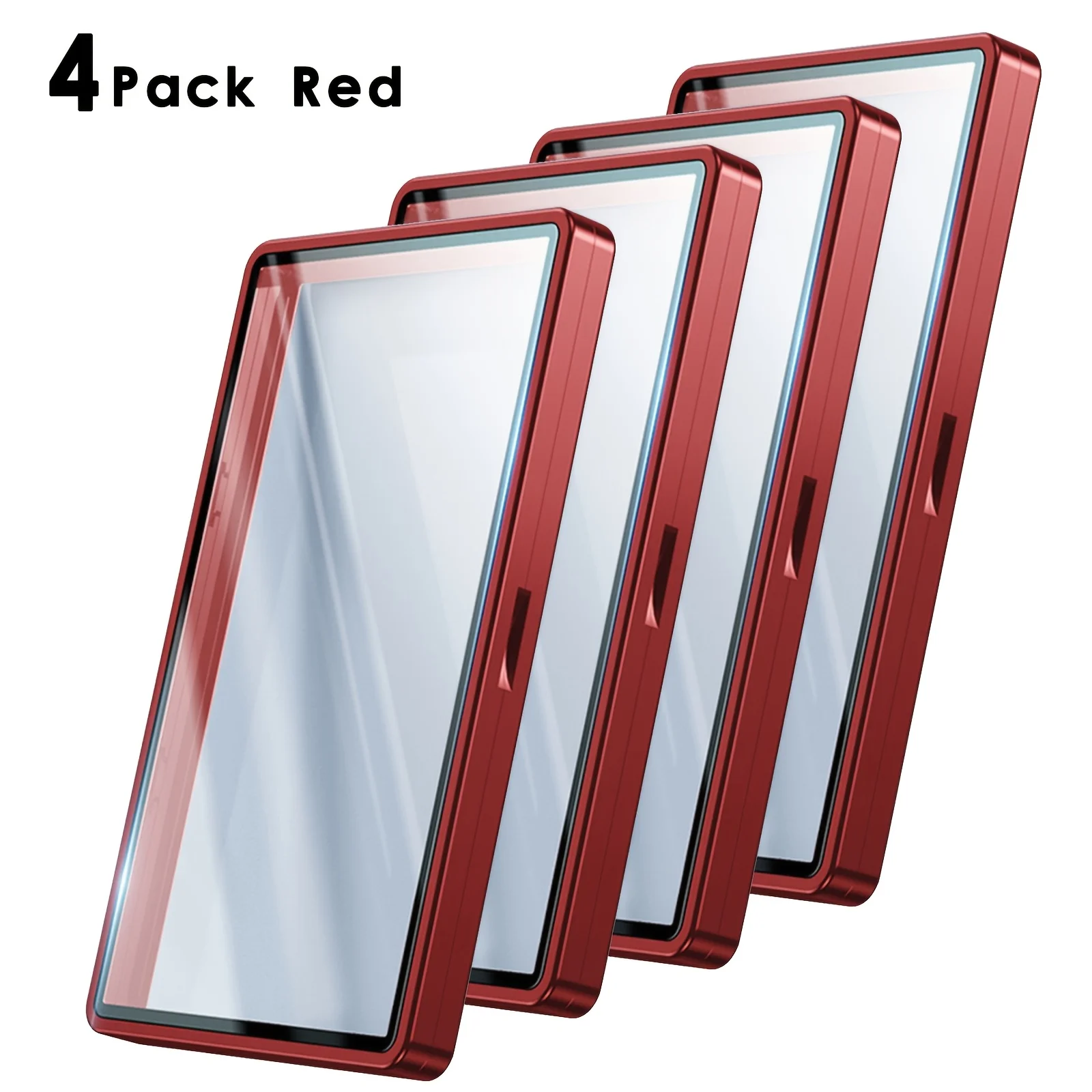 4 Pieces UV Resistant Aluminum Alloy Magnetic For PSA Graded Card Holders Stackable Protective Case for Graded Trading Cards