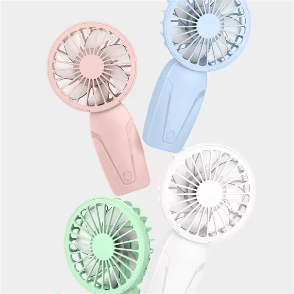 Noise Free Rechargeable Mini Fan For Silent Cooling Experience Lightweight Portable Mini Pocket Fan white ﻿ ﻿ ﻿ image 3