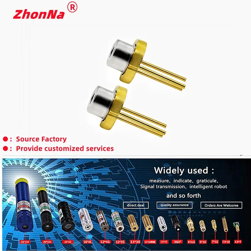 635nm  Red Laser Module, Single Point Optical Locator & Aiming, Glass Lens for Clearer Light Spots, Compact & Precision Desi