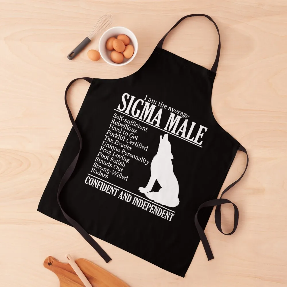 

Average Sigma Male (Please Read) Apron Women Kitchen christmas kitchen Apron