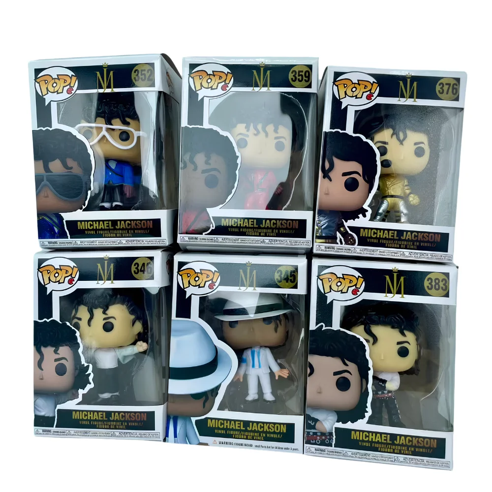 Funko POP! Figurine de collection en vinyle Michael Jackson, le roi de la pop – Modèle d'exposition emblématique, excellent cadeau souvenir pour les fans