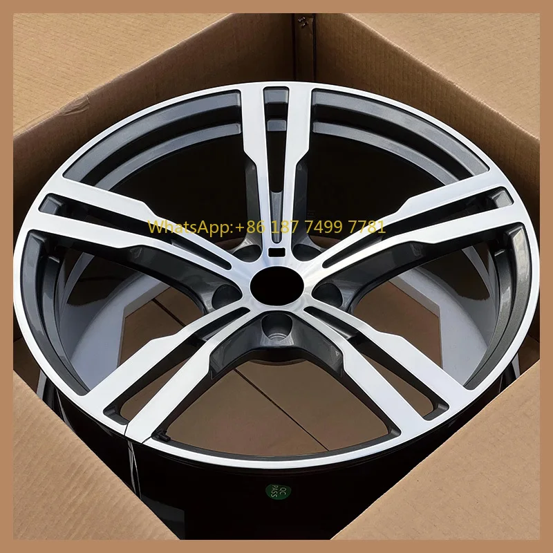 

Wheel 17 Inch 18Inch 19Inch 20Inch 21Inch 22Inch Custom Alloy Wheels 5X120 Monoblock Gloss Black Rims for . X5 F15