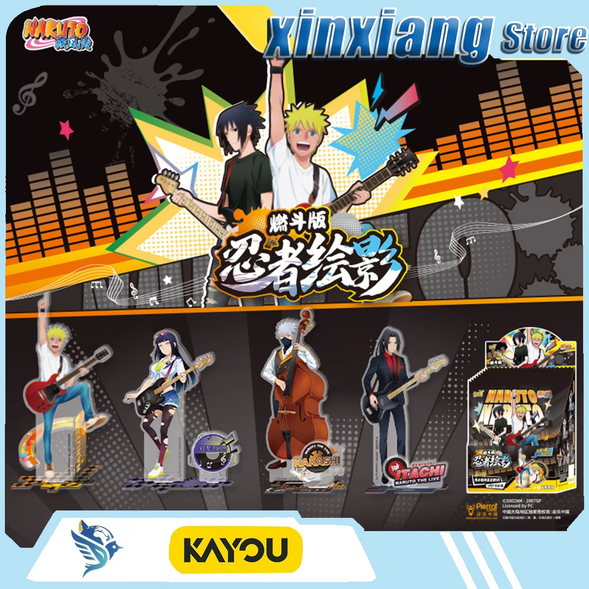 

KAYOU Naruto Collectible card Acrylic decorative piece Decorative items surprises comics souvenirs trendy toys animations gifts