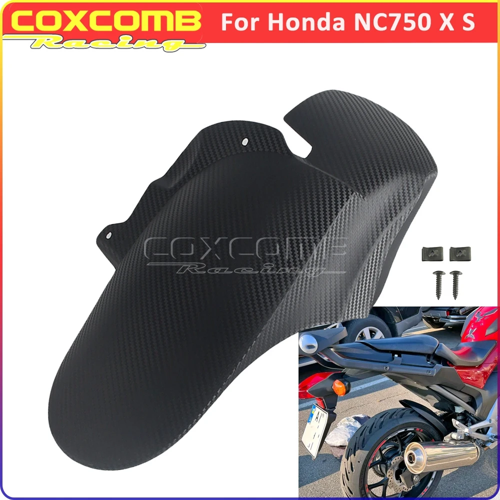 

Hugger Mudguard Motorcycle Rear Fender Extender Splash Guard For Honda NC750X NC750S NC700X NC700S NC750 NC700 X S ABS Plastic