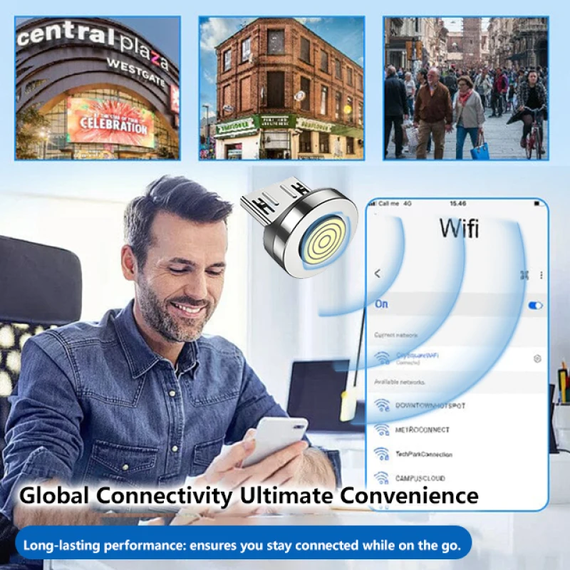 Wi-Fi connector wireless router connector multi-function easily magnetically attracts mobile phones