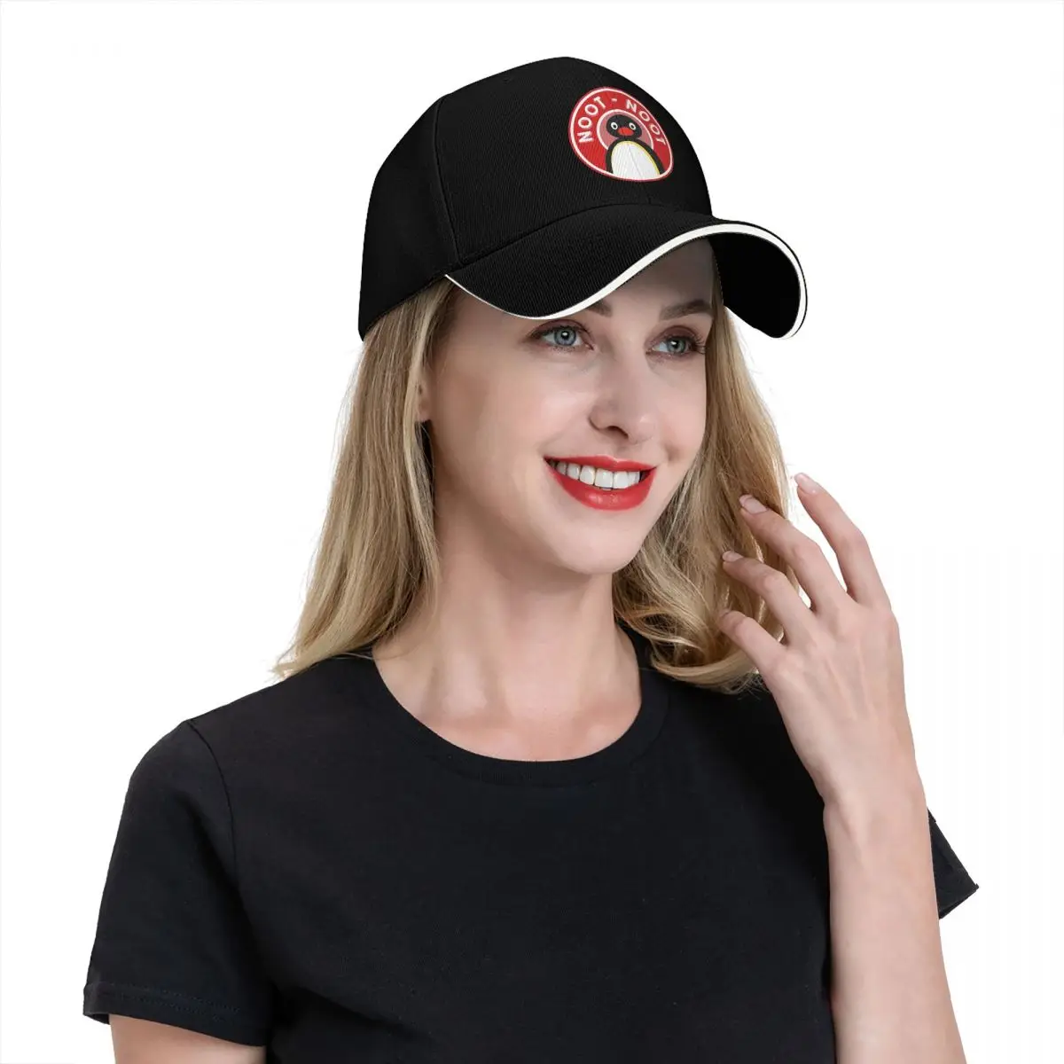 Pingu Noot Noot Logo Angery Pingu Cap Fashion Casual Baseball Caps Adjustable Hat Hip Hop Summer Unisex Baseball Hats