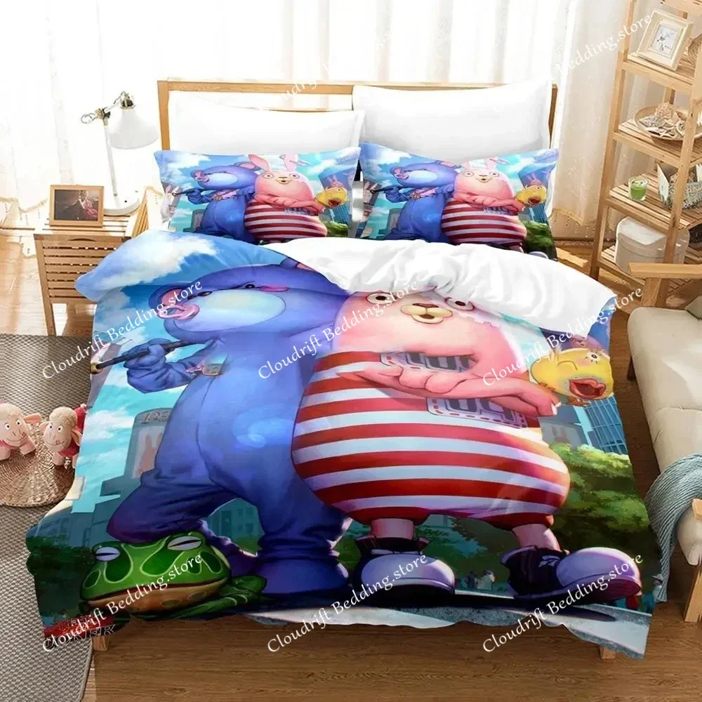 

2024 Usavich 3D Print Boys Bedding Set Single Twin Full Queen King Size Bedroom Duvet Cover Anime Bed Sheet Set Bed