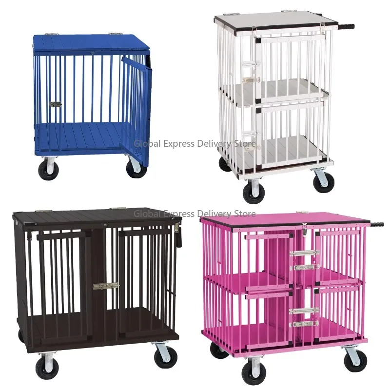 

New Arrival Pet Stroller Aluminum Dog Trolley Small Animals Outdoor Use Display Trolley