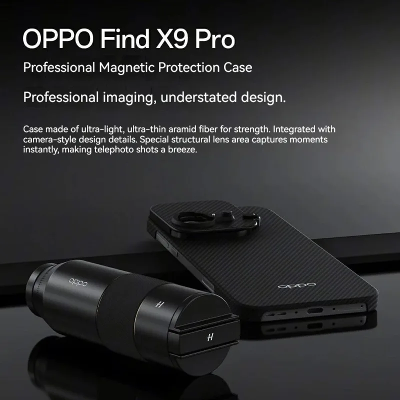 O Find X9 Pro OPPO Hasselblad Professional Range Extender Photographer's Kit With Original Custom Magnetic Phone Case