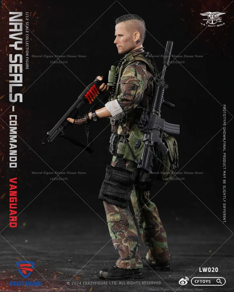Auf Lager CRAZY FIGURE LW020 1/12 Scale Assaulter 6-zoll Full Set Action Figure Männliche Soldat Spielzeug Für Militärbegeisterte