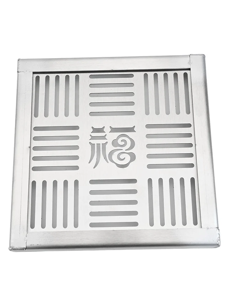 Decorative Stainless Steel Drain Cover Stainless Steel Grate Drainage System Drainage Channel Grate Efficient Drainage Design