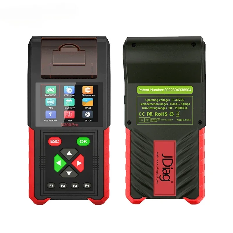 Motorcycle OB Scanner 12V Diagnostic Tool for KT  Kawas D87/88 Moto Code eader