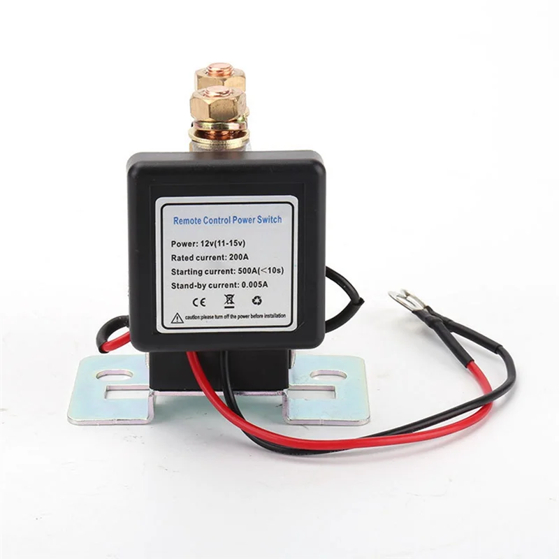 

A01F-Battery Switch Relay 12V 500A Remote Control Power Switch Quick Disconnect Cut Off Isolator Switch Anti-Theft Switch, Durab