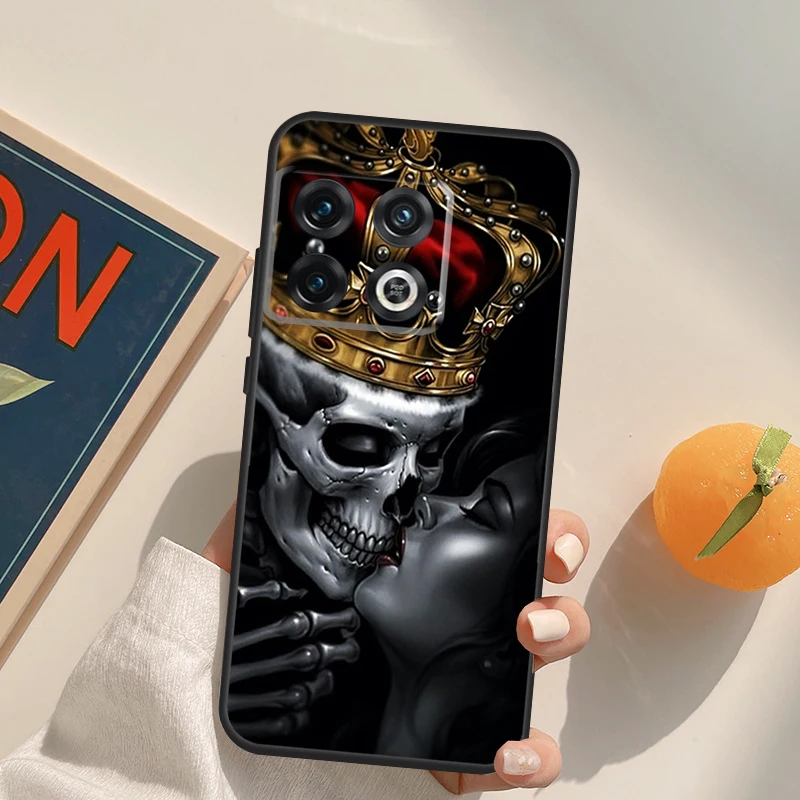 Skeleton Skull Kiss Case For OnePlus Nord 2 2T CE2 N10 N20 N100 N200 Cover For OnePlus 11 10 9 Pro 9RT 10T 8T