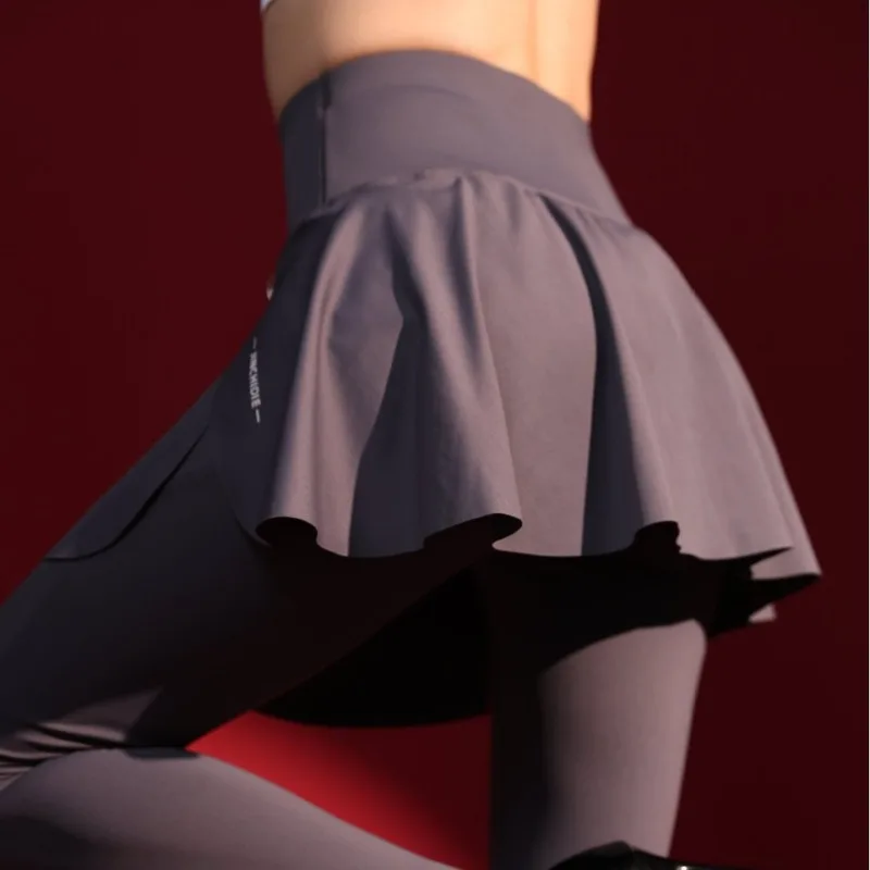 Pantalones de Yoga de cintura alta para mujer, mallas con cremallera, dos piezas de entrepierna abierta, estilo Joggers, Control de barriga, ropa deportiva elástica