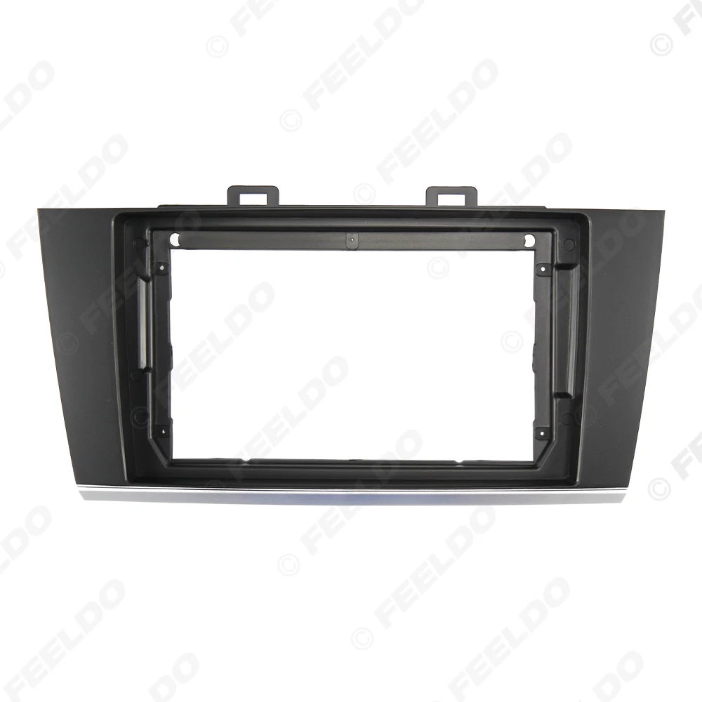 

FEELDO Car Audio 9" Big Screen Dash Fascia Panel Frame Kit Adapter For Subaru Legacy/Outback (15-18) Radio Dash Frame