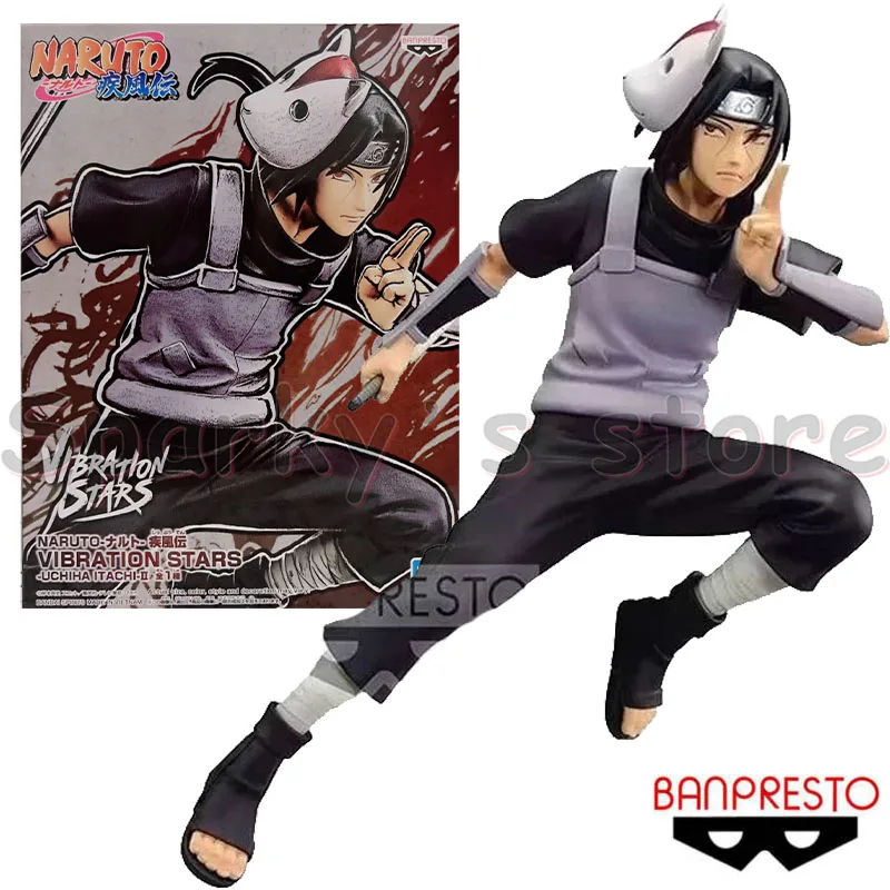 

Bandai Original VIBRATION STARS Naruto:Shippuden Anime Figure Uchiha Itachi Action Figure Toys For Boys Children Birthday Gifts