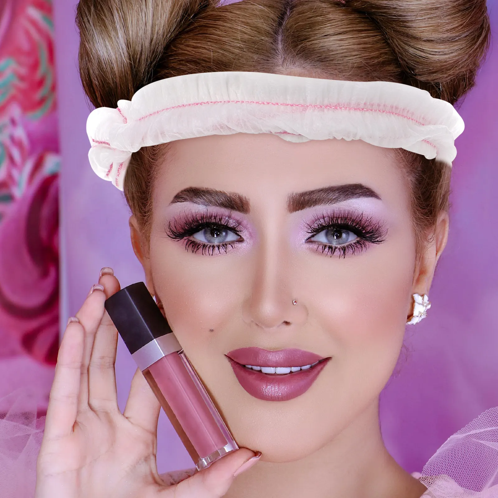 

100 шт. одноразовых эластичных повязок на голову из нетканого материала для умывания, макияжа, ухода за кожей, спа-салонов, саун, для лица и волос