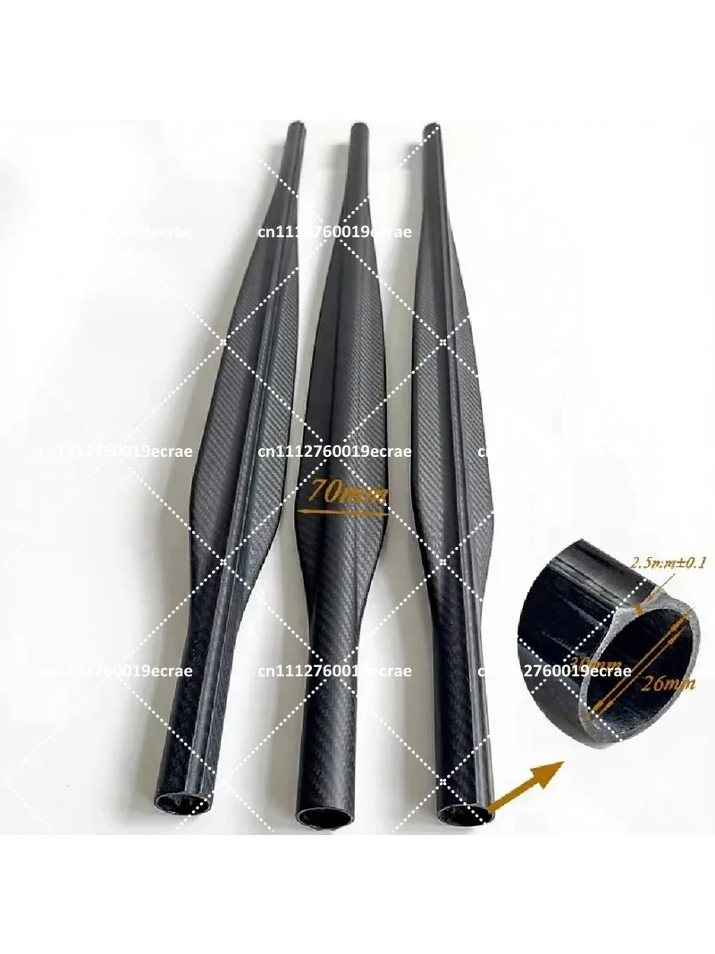 1000mm High Strength 3K Twill Carbon Fiber Fishing Rod Blank Tube