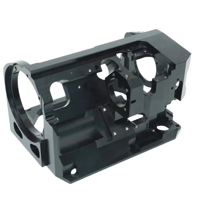 

High Precision Custom Machined Metal Parts Anodized Aluminum Alloy Equipment Frame – 5-Axis Precision CNC Machined
