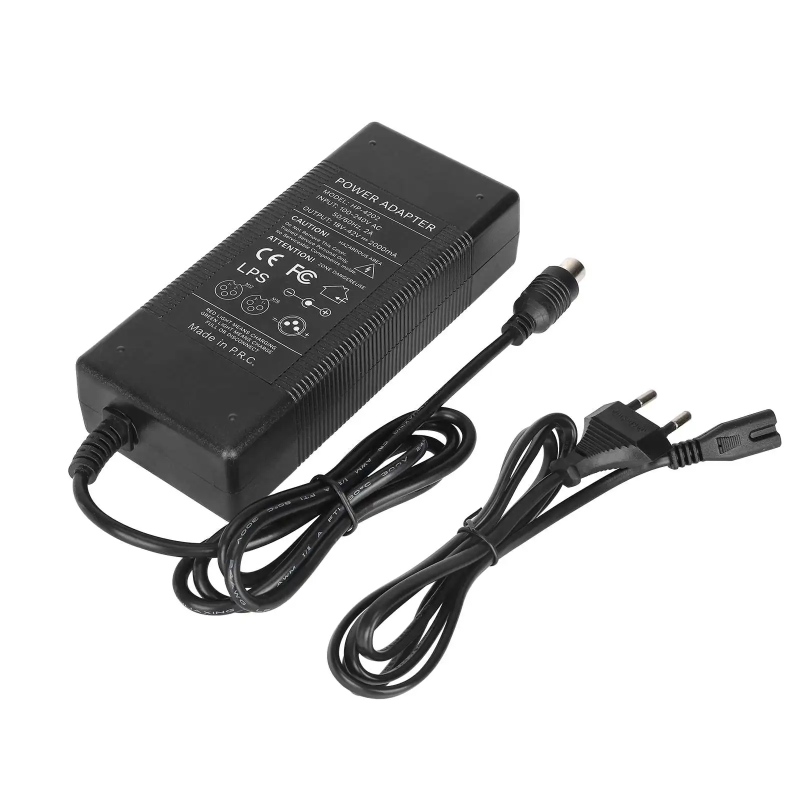 42V 2A Charger With GX13/GX16/DC2.1 Plug Lithium Battery Charger For Xiaomi Ninebot Kugoo Electric Scooter Bike Charger Parts