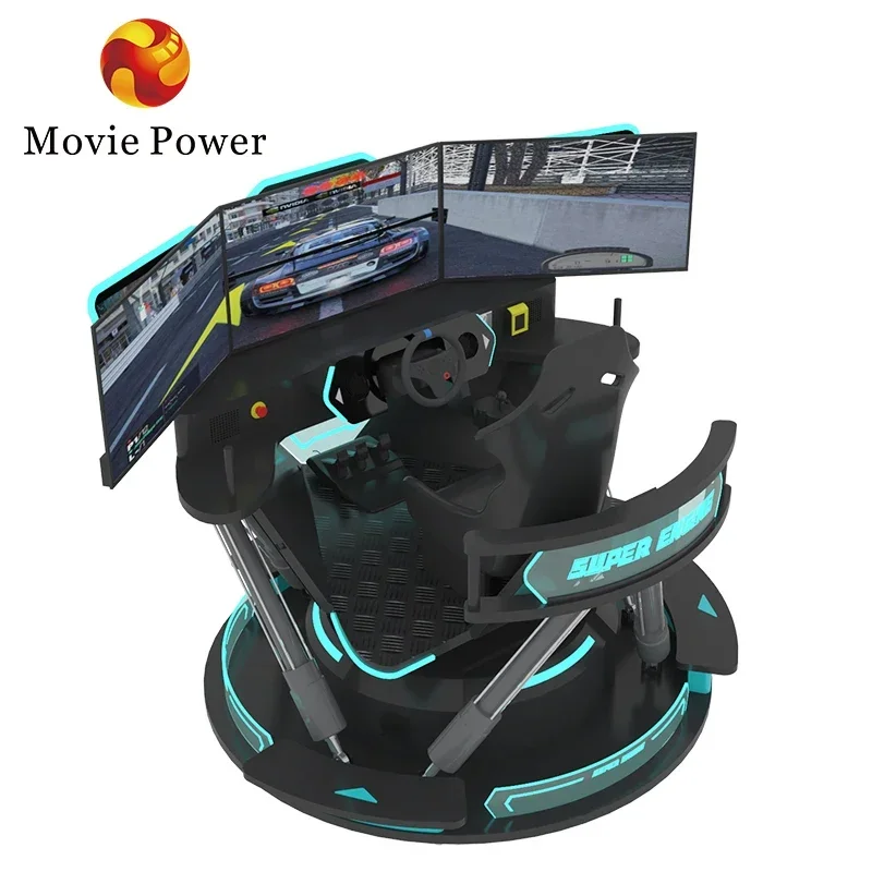 VR Amusement Theme Park Virtual Reality Arcade Car Racing Game Machine F1 Racing Driving Simulator