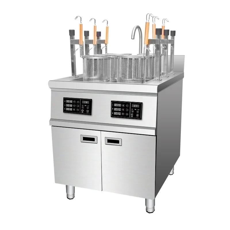 Commercial automatic lifting noodle cooking machine Rice noodle machine Electric heating intelligence