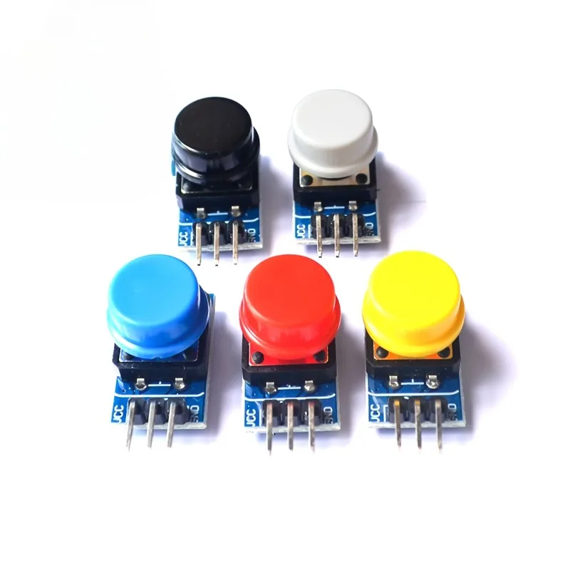 

1set 20X12MM Big Key Module Big Button Module Light Touch Switch Module with Hat High Level Output for Arduino or Raspberry Pi 3