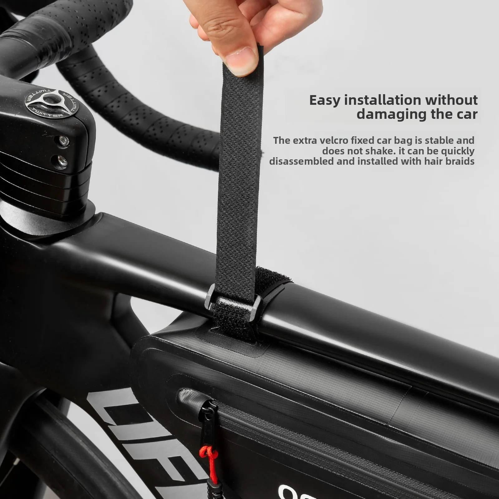 OFFBONDAGE 2L Bicycle Bag Bike Triangle Bag Cycling Top Tube Front Frame Bag Waterproof MTB Road Pannier Bicycle Under Tube Bag image 4
